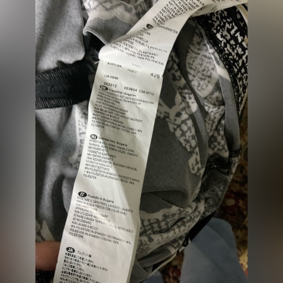 Joseph Ribkoff Black Dress with White Floral Design - Picture 11 of 12